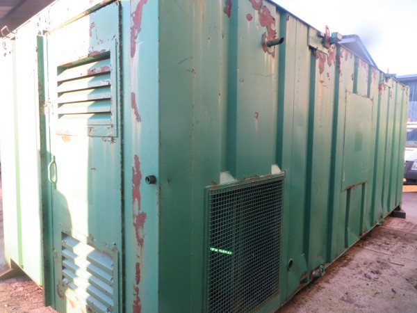 Used 21' x 9' Anti Vandal Canteen With Toilet And Generator