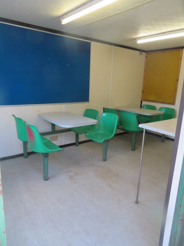 Used 21' x 9' Anti Vandal Canteen With Toilet And Generator For Sale