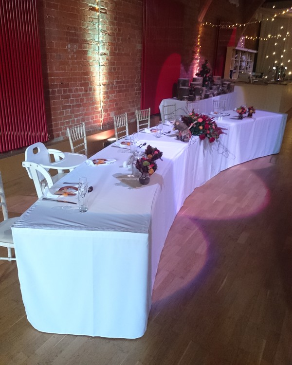 6ft Sections Curved Top Table For Sale