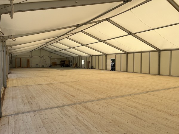 15m x 40m Roder HTS Permanent Marquee Structure 8