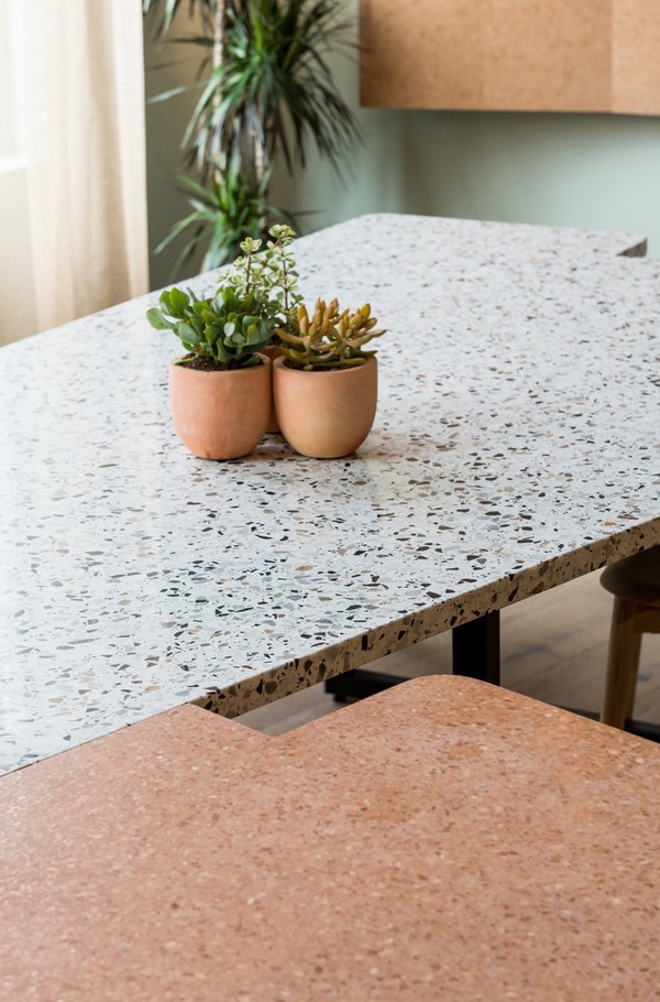 Secondhand 3x Terrazzo Dining Tables For Sale