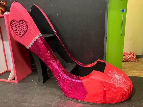 Giant shoe prop Giant shoe prop