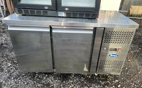 Secondhand Atosa Double Door Under Counter Fridge For Sale Secondhand Atosa Double Door Under Counter Fridge For Sale