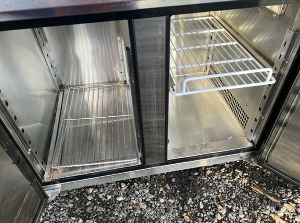 Used Atosa Double Door Under Counter Fridge For Sale