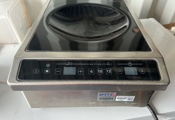Used Adventys 240v Induction Wok Cooker For Sale
