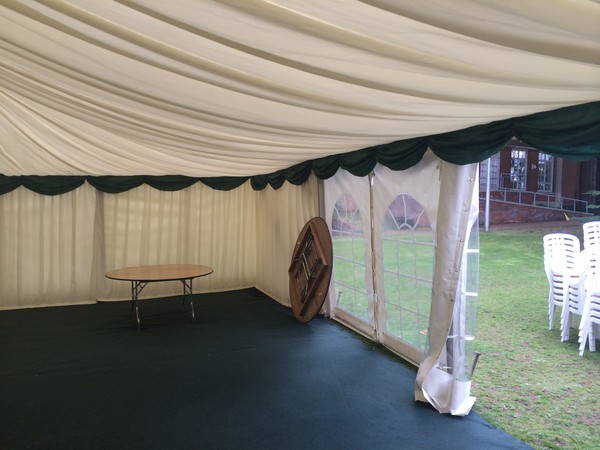 6m wide Hoecker marquees for sale