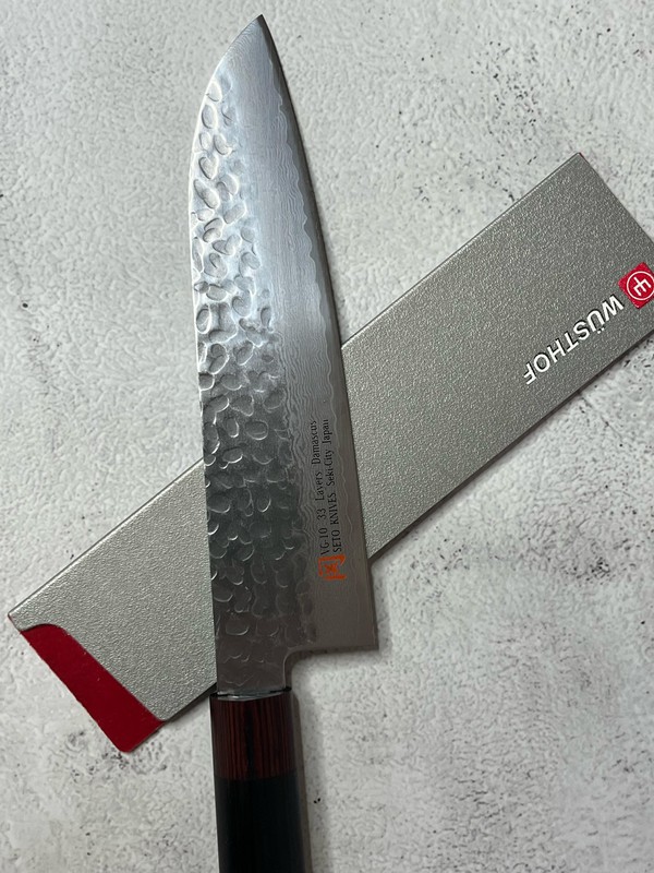 New Iseya 33 Layers Japanese Chef's Santoku Knife 180mm