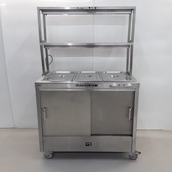 Caterlux Hot Cupboard Dry Bain Marie Heated Gantry For Sale