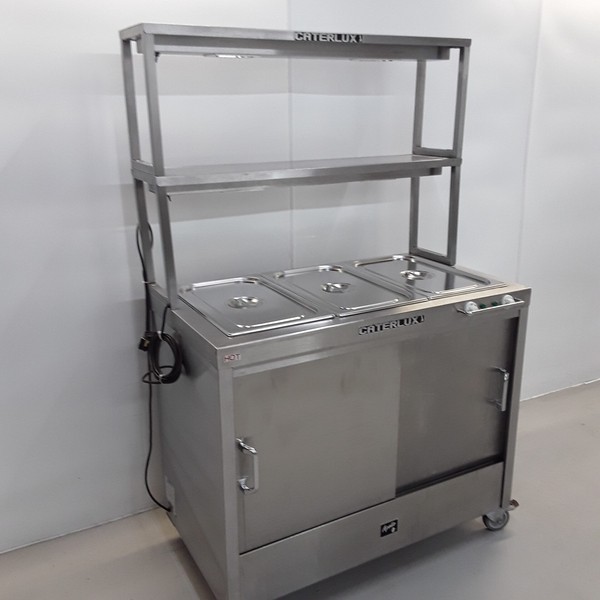 Secondhand Caterlux Hot Cupboard Dry Bain Marie Heated Gantry For Sale