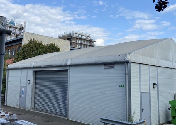 London warehouse marquee for sale