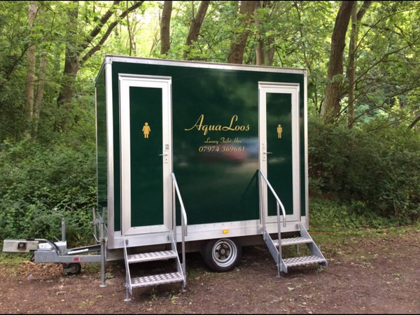 Secondhand 1 + 1 Luxury Toilet Trailer For Sale