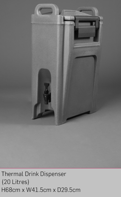 Thermal Drink Dispenser 20 Litres (Grey)