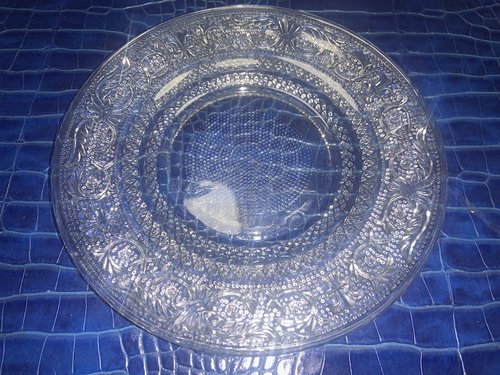 Ornate Glass Plate 7” / 20cm