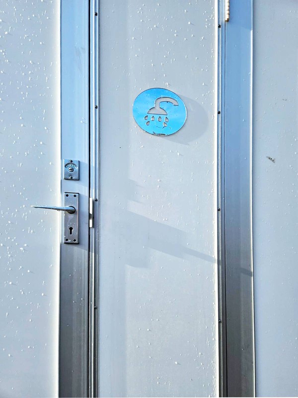 Cubical door - 4 bay shower trailer