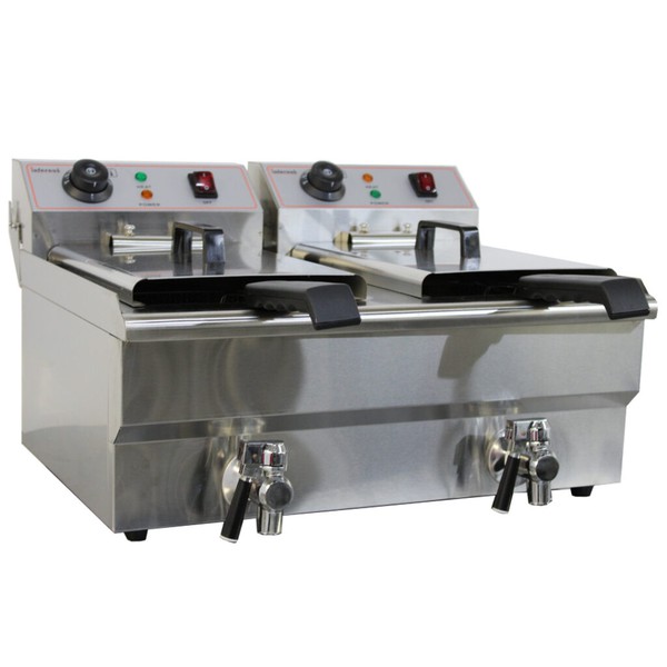 New Infernus INEF-162V Commercial Fryer Twin Double 16L For Sale