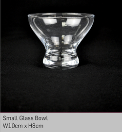small glass bowls