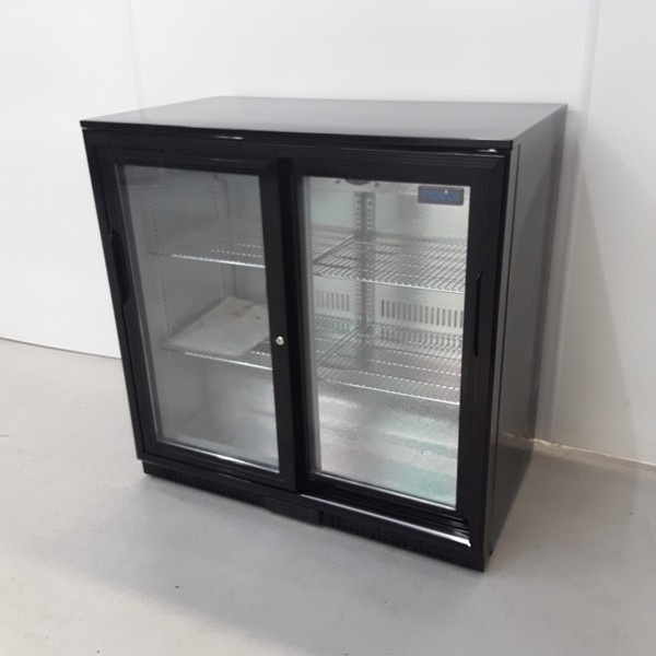 Glass door botte fridge
