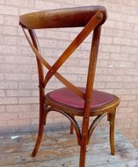 Secondhand Cross Backed Wooden Chairs