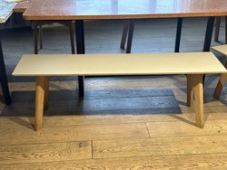 Secondhand Oak Frame Wooden Bench by HAY For Sale