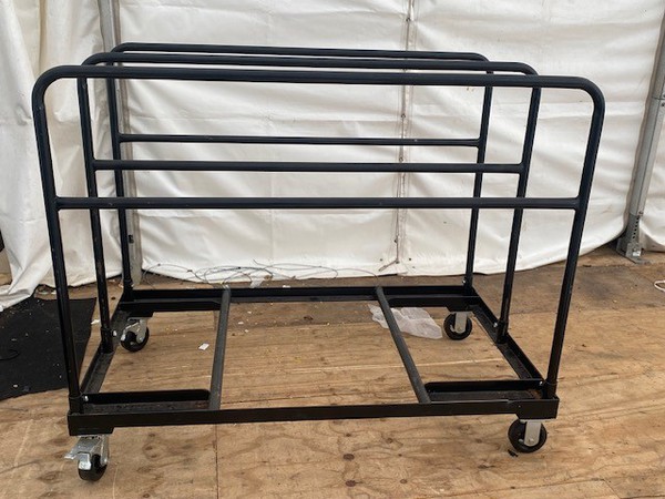 Table trolley for removal and storage