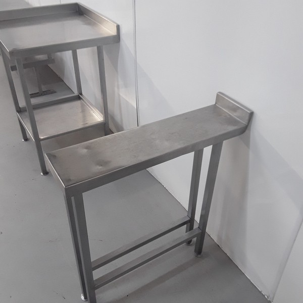 20cm Wide Stainless Steel Table
