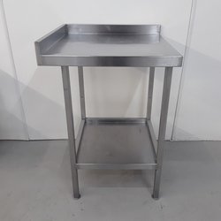 Secondhand Used 65cm Wide Stainless Steel Table With Shelf For Sale