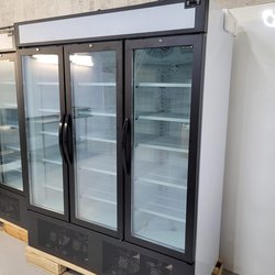 Three door shop fridge for sale