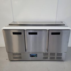Three door bench fridge for sale