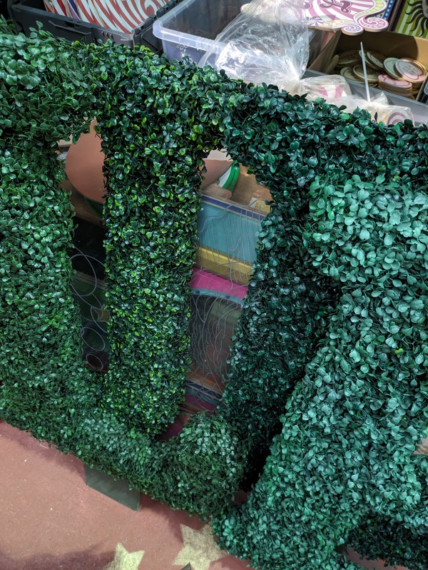 Large Topiary Letters (Job Lot) - Exeter 7