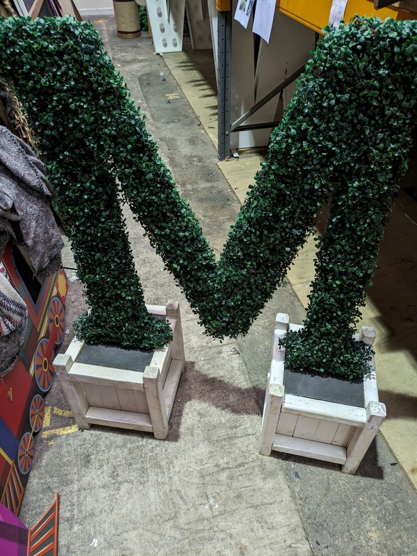 Large Topiary Letters (Job Lot) - Exeter 9