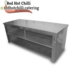 1.89m Stainless Steel Kitchen Cupboard