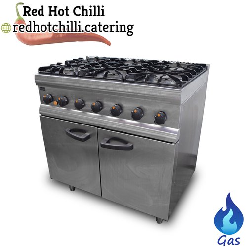 Secondhand Lincat 6 Burner Oven Range For Sale Secondhand Lincat 6 Burner Oven Range For Sale