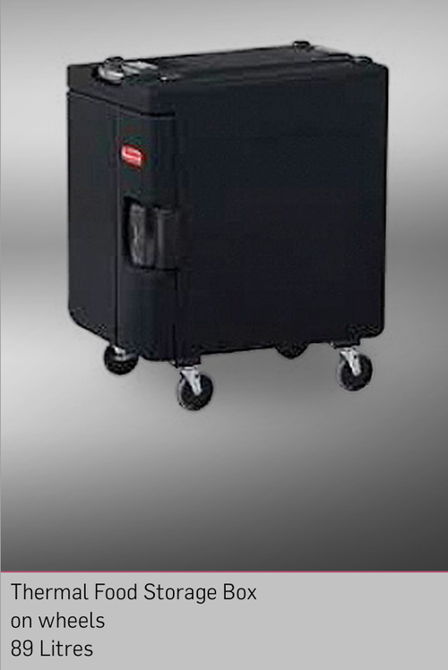 Thermal Food Storage Box on Wheels