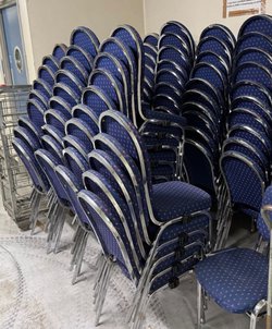 Secondhand 500x Stacking Banqueting Chairs For Sale