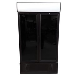 Double door display fridge