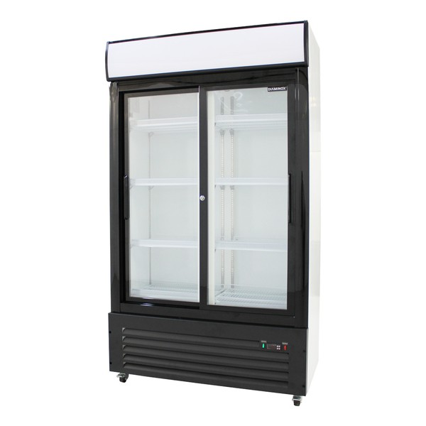 Double door display fridge for sale