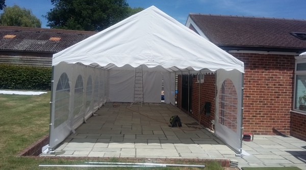 Used 12m x 4m And 4m x 2m DIY Marquee For Sale