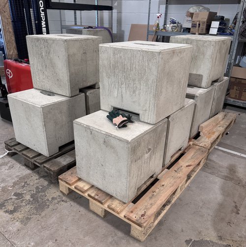 250KG Concrete Ballasts for sale 250KG Concrete Ballasts for sale