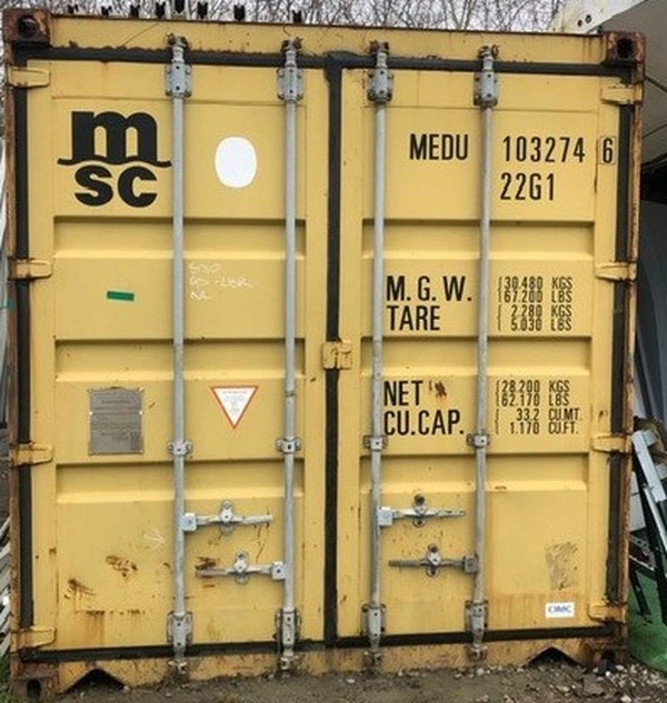 Secondhand Used 3x 20ft x 8ft Shipping Containers