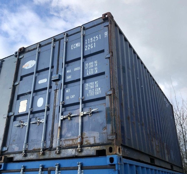 Secondhand Used 3x 20ft x 8ft Shipping Containers For Sale