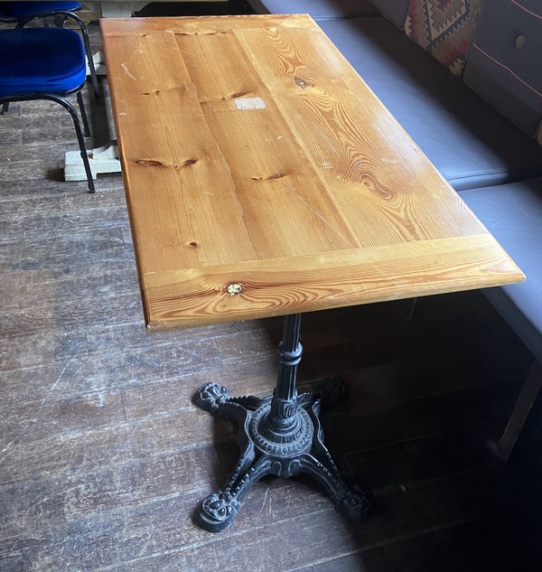 Traditional Wood Pub Table