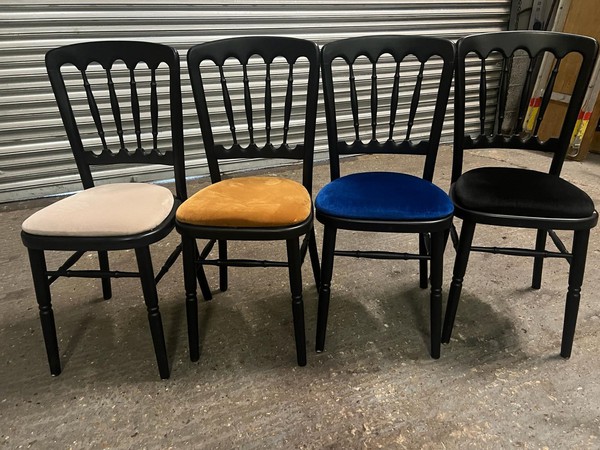 Secondhand Used Ex Hire Black Cheltenham Chairs