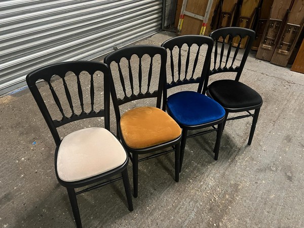 Used Ex Hire Black Cheltenham Chairs For Sale
