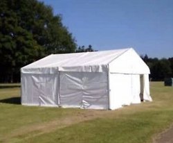 6m x 6m Framed (Clear Span) marquee for sale