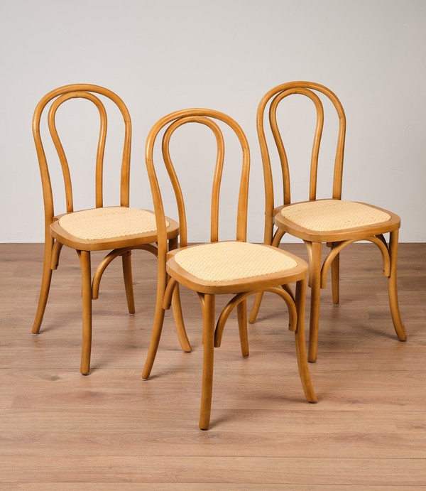 New Unused Elm Bentwood Dining Chairs For Sale
