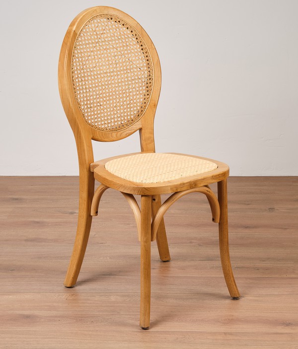 115x Round Back Rattan Dining Chairs For Sale