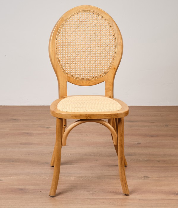 New 115x Round Back Rattan Dining Chairs