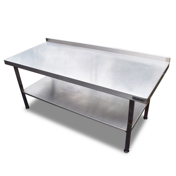 low stainless steel table