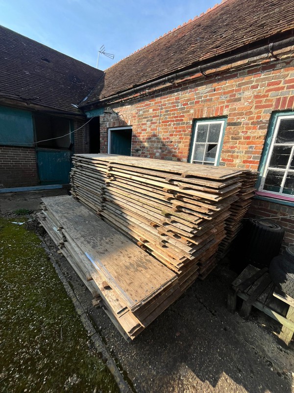 100x Wooden Interlocking Floorboards 2.95m x 0.5m - Wantage, Oxfordshire 5