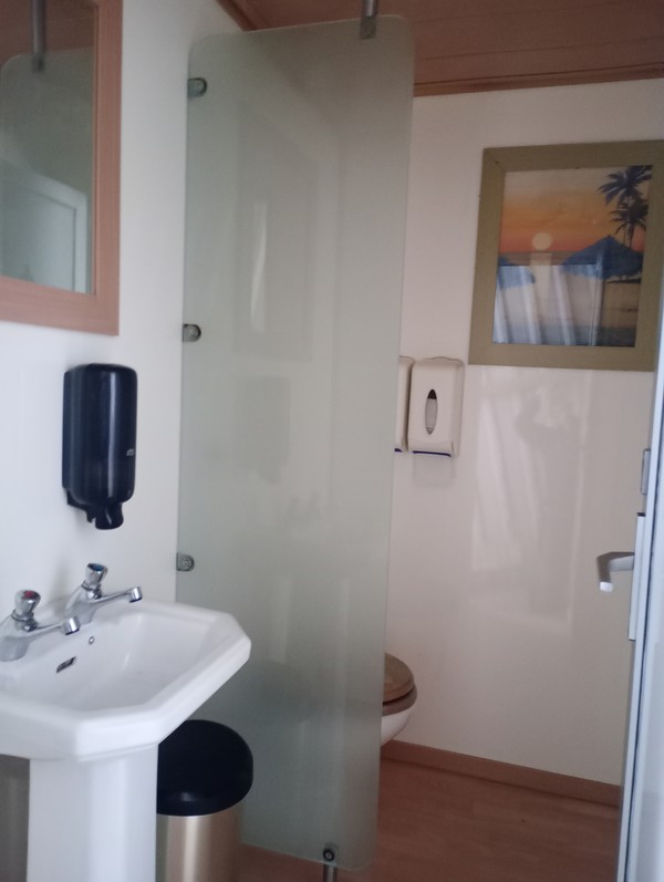 Inside 1+1 Luxury Toilet Trailer